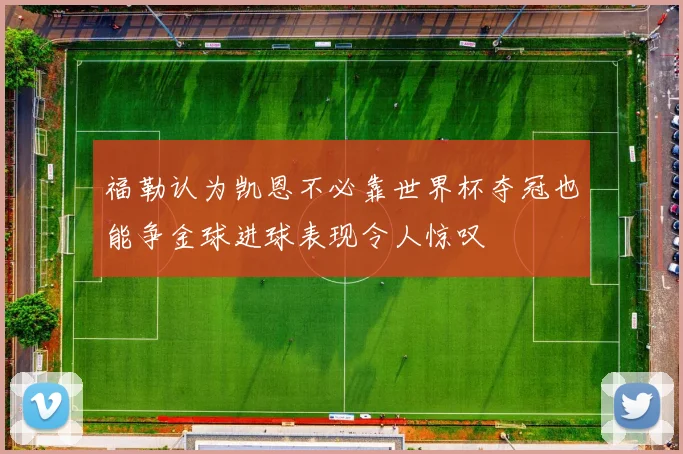 福勒认为凯恩不必靠世界杯夺冠也能争金球进球表现令人惊叹